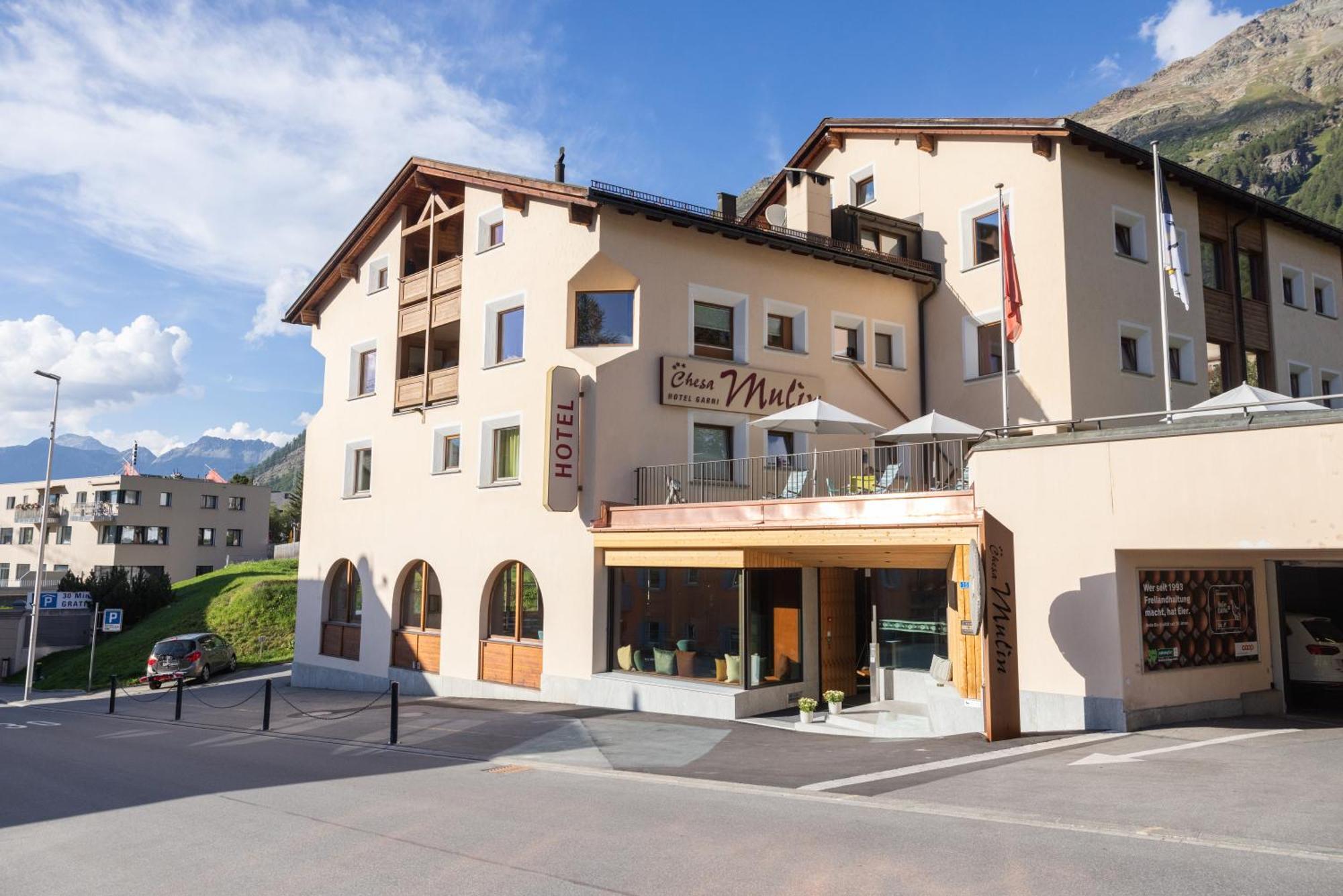 Hotel Garni Chesa Mulin Pontresina Dış mekan fotoğraf