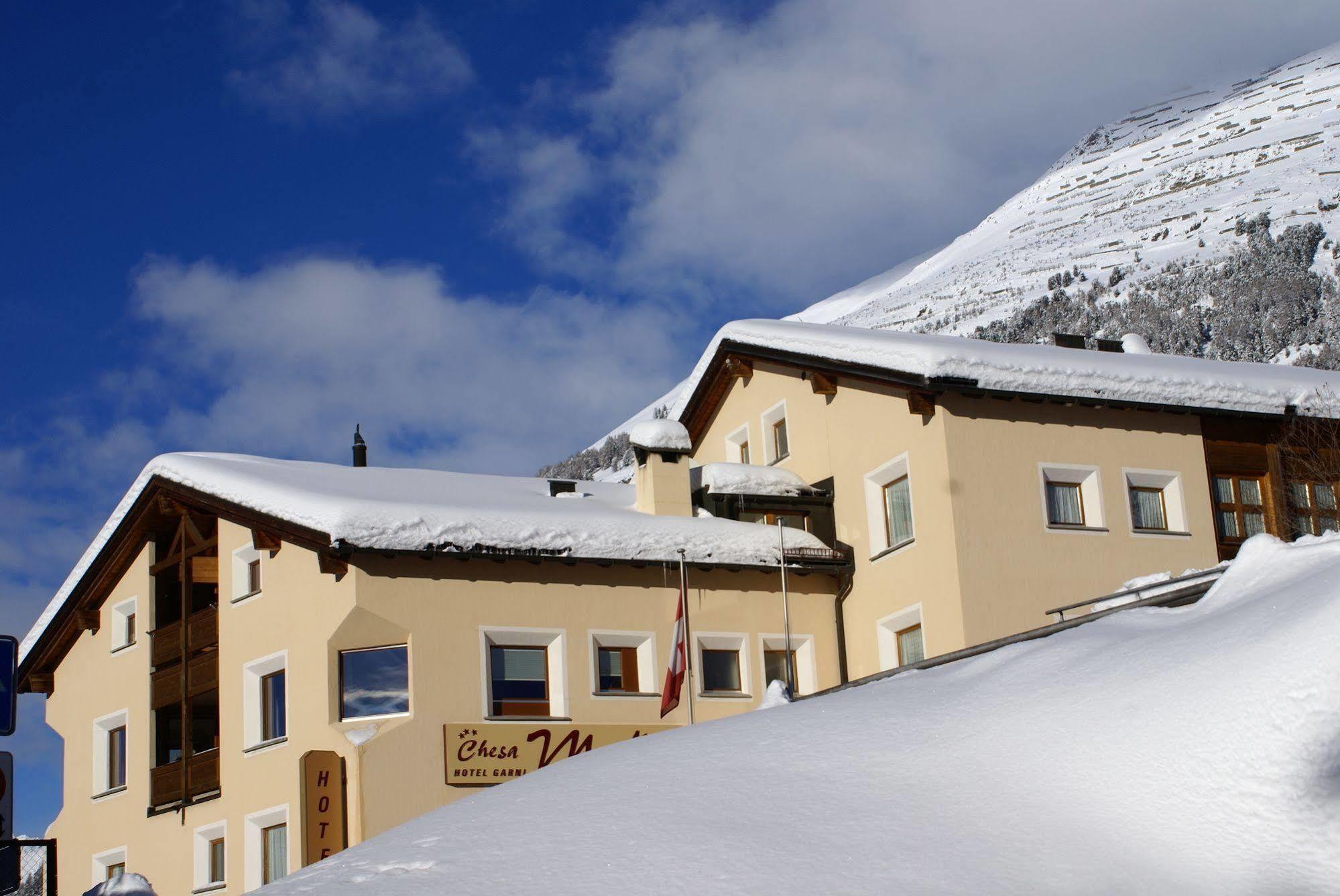 Hotel Garni Chesa Mulin Pontresina Dış mekan fotoğraf